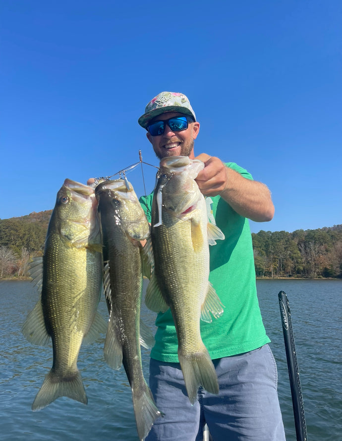 Alabama Rig Triples on Guntersville