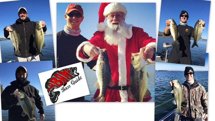 Santa Likes Jig Fishing on Guntersville